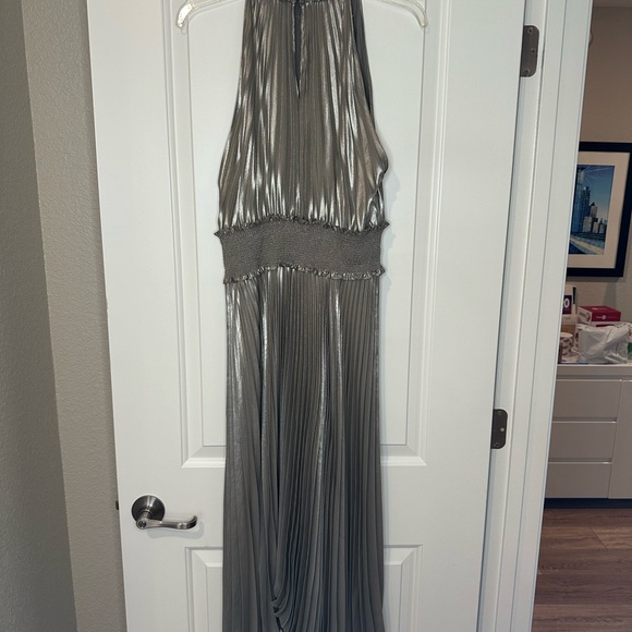 A.L.C. Renzo Pleated Halter Dress Size 8 - Picture 4 of 7